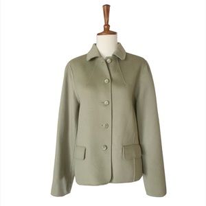 Pendleton Merino Wool Sage Green Jacket Size M